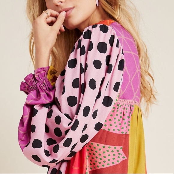 Anthropologie Blnk Miranda Tunic Dress 